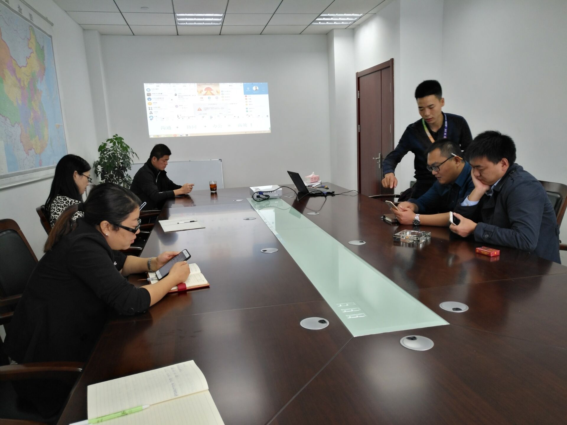 kaiyun（中国）官方网站环保引入钉钉办公平台，打造高效团队